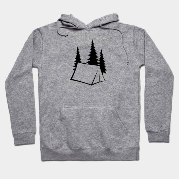 Campsite Hoodie by LudlumDesign